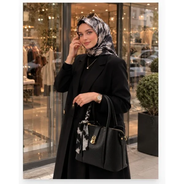 SOSELA Noiré Scarf Luxe Bag