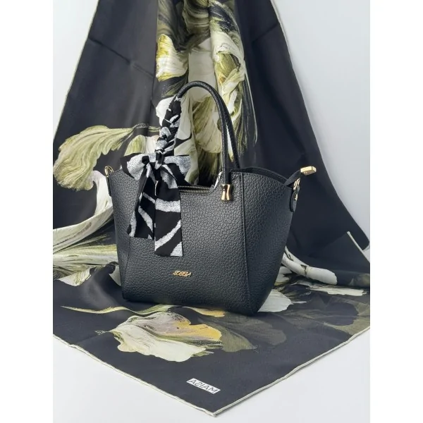 SOSELA  Ribbon Charm Bag ( Fular Detaylı Şıklık Çantası )