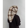 La Boutique Cocoa Frame Silk (Kakao Çizgi Eşarp)