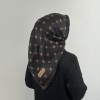 La Boutique Noir Royale Silk (Siyah Asalet Eşarp)
