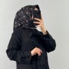 La Boutique Noir Royale Silk (Siyah Asalet Eşarp)