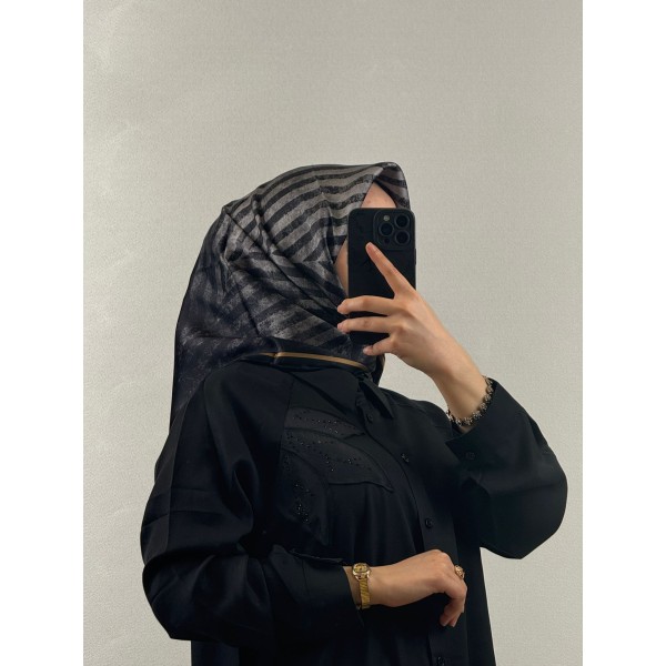 La Boutique Noiré Linea (Geometrik Gece Eşarp)