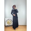 OLCAY store Stone Embellished Collar Detailed Belted Lined Overcoat (Yakası Taş Detaylı Kemerli Astarlı Pardesü)
