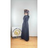 OLCAY store Stone Embellished Collar Detailed Belted Lined Overcoat (Yakası Taş Detaylı Kemerli Astarlı Pardesü)
