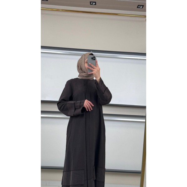MICCA Lyocell Katman Detaylı Tesettür Kap