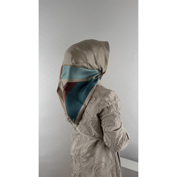 Armine Nostalji Twill İpek  Eşarp