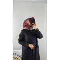 FUAT GÜRŞEN Jakarlı Sim Detaylı Tesettür Kap