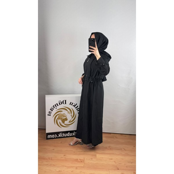 MICCA Lyocell Beli Ayarlanabilir Tesettür Ferace